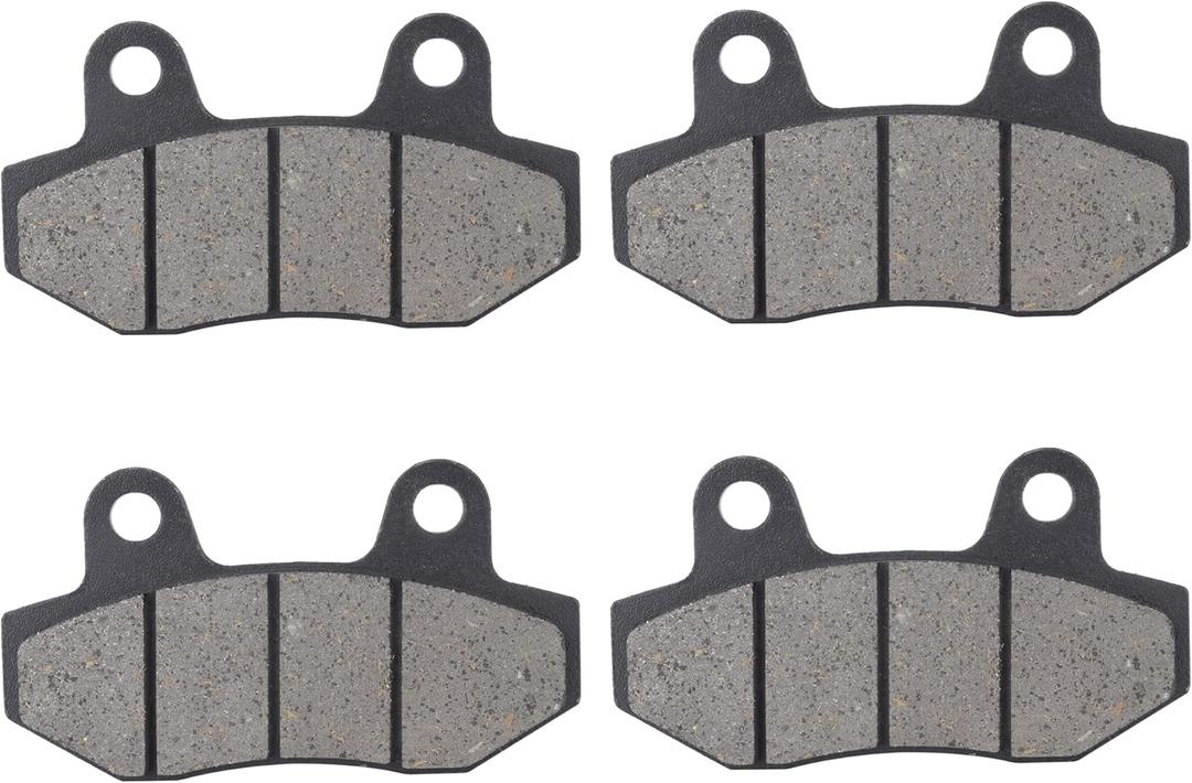 Disc Brake Pads Sets 2 Pairs for go kart Gy6 49cc 50cc 125cc 150cc 200cc 250cc ATV Yerf-Dog Spiderbox 150cc GX150 TaoTao Dirt Bike Roketa Pit Bike Baja Sun Scooter Parts 4 Pieces in Total
