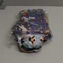 5 Pack Dog Diapers Male Reusable, Premium Belly Bands for Dogs, High Absorbing Male Dog Pee Wraps for Doggie in Incontinence or Excitable Urination and Training Black M (Astronaut)