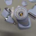 5-in-1 Bikini Trimmer for Women, IPX7 Waterproof Electric Razors Shaver, Cordless Body Hair Trimmer, Facial & Pubic Hair Removal, Ceramic Blade (Sky Blue)