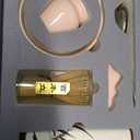 Pink Traditional Matcha Set Whisk and Bowl, 8 Pcs Matcha Making Kit Includes Ceramic Bowl with Spout, Bamboo Whisk, Holder, Scoop, Sifter, Tea Towel Cloth and Mat-Ceremonial Matcha Starter Kit Gift