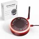 VigorKeeper Cell Phone Ringer Amplifier for Hearing Impaired & Seniors, One-Touch Answer/ Decline Calls, 116dB Loud Sound & Red-Blue Flash Alerts, Bluetooth 5.3 Auto-Connect