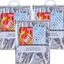 Superio Hot and Cold Insulated Bags for Food Delivery, Grocery Shopping Bags, Food Storage for Hot and Frozen Food for Travel, Disposable Cooler Bag, Reinforced Thermal Lunch Bag (3, 13.5"x17.5")