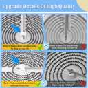 UPGRADE 316135401 WP8273992 W10823696 9in Radiant Surface Element Compatible With Frigidaire Range Radiant Surface Element Replace for kenmore Range Replacement Parts 316224200 316224201 AP4416812