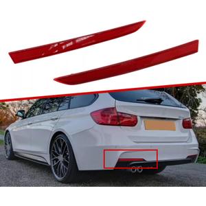 Pair Rear Bumper Reflector Lamp Left&Right Side Fit for BMW 3-Series F30 F31 M Sport 2012-2017 63147847165 63147847166