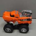 Dazmers Dino Monster Truck - Motorized T-Rex Monster Truck for Kids 3 Years and Up - Roars and Lights Up - Big Dinosaur Truck Toy - Durable 10" Long Monster Truck for 3 Year Old Boys