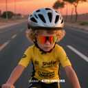 2 x SEKKAF Kids Baseball Sunglasses for Boys Girls Youth Softball Cycling Sports Sunglasses UV400 Protection Age 5-12