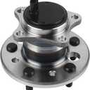 Autoround 512207 Rear Passenger Side Wheel Hub and Bearing Assembly Fit for Toyota Camry, Highlander, Avalon, Solara, Lexus ES300, ES350, ES330, 2001-2012 5 Lug w/ABS