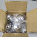 Silver Taper Candle Holders 4 Sets(12 Pcs) - Tall Metal Candlestick Holders for Table Centerpiece, Formal Dinner, Wedding, Fireplace Mantel Decor, Fits 3/4 Inch Thick Candles