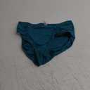 Zmart Women High Waist Bikini Bottoms - Full Coverage Ruched Bathing Suit Swim Bottom Swimsuits Swimwear (Small, Teal)