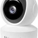 VSTARCAM Security Camera Indoor, WiFi Cameras, 2K QHD Security Camera with 10 Zoom, 360 Camera, Baby Monitor, Pet Camera, Human/Pet Detection, AI Tracking, 2.4G Wi-Fi, 2-Way Audio, Plug in