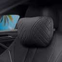Car Headrest Neck Pillow Fits for Mercedes Benz GLE GLE350 GLC GLC300 C C300 E E350 A B CLA 250 300 GLA GLA250 GLB GLB250 EQB EQS CLS G AMG Class Accessories (Black)