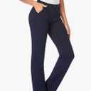 Tapata Women's 28''/30''/32''/34'' Stretchy Straight Dress Pants with Pockets Tall, Petite, Regular for Office Work Business S