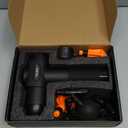 TOLOCO Massage Gun, Deep Tissue Back Massage for Athletes for Pain Relief, Percussion Massager with 10 Massages Heads & Silent Brushless Motor, Valentines Day Gifts for Him Her, Black