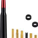 ONE250 Bullet Style Antenna, Compatible with Chevy & GMC Trucks All Models - Will fit Any Chevrolet Silverado, Chevrolet Colorado, GMC Sierra or Denali (Red)