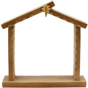 Comfy Hour Figurine, Christmas Manger Decor (Brown)