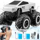 Remote Control Car Off-Road Pick-up Truck, 4WD Waterproof RC Trucks Toy RC Cars for All Terrain, 1:16 Scale Hobby Monster Truck Toys 2.4GHz Vehicles Kids Gifts for Boys/Girls Age 6 7 8 9 10-12+