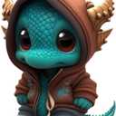 JJSHUANL Cartoon Cool Dragon Resin Ornament, Resin Crafts Advanced Mini Home Desk Decor, Funny Gift for Friends Children (Dinosaur Figurines D)