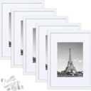 upsimples 11x14 Picture Frame Set of 3 Bundle with 9x12 Picture Frame Set of 5