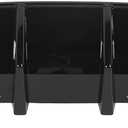 Rear Splitter, Automotive Rear Bumper Lip Aprons, Aerodynamic Impact Resistant Rear Lip Lower Bumper Diffuser Replacement for 392 20172018(Glossy Black)