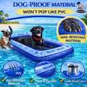 Schwimmer Dog Pool Float Premium Pool Float for Large Dogs up to 220lbs Durable & Inflatable Dog Raft for Pool, Lake & Beach Comfortable & Safe Floating Mat for Summer Fun - Dog Floatie