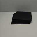 Peel-and-Stick Baseplates, 10 Packs 10" x 10 Classic Adhesive Building Base Plates for Walls and Tables - Compatible with All Major Brands (Black)