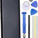 P-OLED Display Assembly Screen Replacement for LG Velvet 5G LM-G900N with Frame Assembly Gray 6.8"