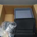 Upgraded Encrypted 46-Inch Bird Cage, with Wooden Perches, Metal Parakeet Cage with Slide-Out Tray, Water Bottle&Feeder, Bird Cages for Parrot,Parakeets,Cockatiel,Lovebird,Small Mid-Sized Birds