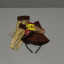 3Pcs Halloween Costume with Hat Wristband Necklace Reusable Practical Decoration Party Supplies Party Adornment