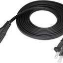Power Cord Replacement for Marshall Acton III Speaker 8.2ft 2 Prong AC Power Cord Cable