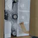 3-Light Bathroom Light Fixtures, Black Bathroom Lights Over Mirror with Clear Glass Globe Shade, Vanity Lights for Bathroom Kitchen Living Room Hallway Cabinet Bedroom Porch.