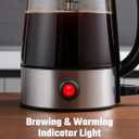 KIDISLE Percolator Coffee Pot, 10-Cup Electric Percolator Coffee Maker with Premium Stainless Steel Filter & Food-Grade Borosilicate Glass, Auto Keep Warm, No-Drip Spout, Stay-Cool Handle