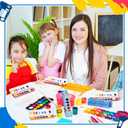 24 Pcs Apple Style Watercolor Painting Set for 8 Washable Colors with Brush Watercolor Painting Set Gift Party Supplies Back to Party Gift Exchange