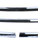 Front Grille Trim Moulding Kit for Honda CR-V 2.4L 2012-2013 Upper Middle Lower Grill Trim Chrome
