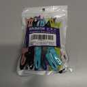 2 x 24-Pack Reusable Silicone Cable Ties  Fish Shape, 8 Bright Colors, 4.7 Adjustable Cord Organizers for Home, Office, Travel, Tech & Electronics Cable Management