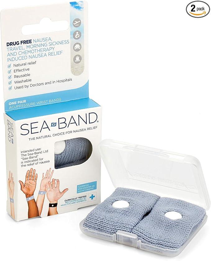 Sea-Band Adult Wrist Bands, 2-Pack