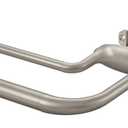 Mayrhyme Brushed Nickel Double Curtain Rods for Windows 48-84 Inches,1 Inch Adjustable Double Wrap Around Blackout Curtain Rod with Aluminum Finials and Brackets, Pack of 2