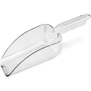 New Star Foodservice 34424 Polycarbonate Plastic Utility Ice Scoop, Clear, 24-Ounce