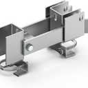 Chain Link Fence Double Gate Latch for 2" Gate Frame Residential Strong Arm Chain Link Fence Gate Latch Double Gate Latches for Metal Gates Swing Gates