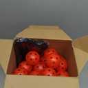Tanlade 36 Pack Baseball Practice Balls Plastic Training Balls Lightweight Hollow Softballs with a Drawstring Bag for Hitting, 2.91 in Baseball Batting Training Pitching Indoor Outdoor Use (Red)