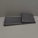 Washing Machine Drain Pan Silicone mat 27"x27" with 0.79" Raised Edges, Leak-Proof Silicone Mat, Non-Slip Waterproof Floor Protector for Washer Dryer (Grey)