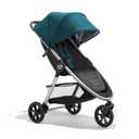 Baby Jogger City Mini GT3 All Terrain Baby Stroller with Forever Air Rubber Tires, All Wheel Suspension, Lightweight Stroller with Magnetic Buckle, No-Rethread Harness, and Foot Brake, Deep Sea Blue