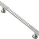Alzassbg 10 Pack Brushed Satin Nickel Cabinet Pulls, 5 Inch(128mm) Hole Centers Cabinet Handles Kitchen Hardware for Cabinets and Drawers AL3095BSN