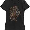 Marvel Girl's Mbaku Pattern T-Shirt, XS