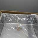 MENATT 25 Inch Undermount Kitchen Sink, 25 x 22 Inch 304 Stainless Steel Handmade Single Bowl Kitchen Sink, Brushed