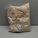 AmHoo Pack of 2 Throw Pillow Covers 3D Dense Faux Rabbit Fur Cozy Super Soft Fuzzy Set Case Cushion for Couch Sofa Bedroom 22 x 22-Inch Camel