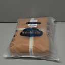 MooMee Bedding Duvet Cover Set 100% Washed Cotton Linen Like Textured Breathable Durable Soft Comfy (Solid Burnt Orange, Queen 90"x90")