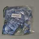 100 Pcs Satin Ribbon Bows with Twist Tie 2.5 Inch Dusty Blue Pretied Premade Colored Craft Bows for Gift Wrapping Basket Wedding Baby Shower Brithday Party (Dusty Blue)