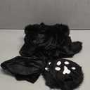 Black Cat Animal Costume Girls, Kids Black Cat Halloween Cosplay Dress up Jumpsuit Costume For Girls Boys. size L