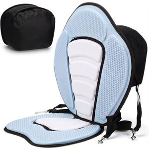 Vinsot Kayak Paddle Board Seat Back Support, White and Blue