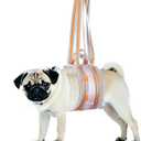 Portable Dog Lift Harness,Dog Sling for Small Dogs Hind Leg Support,Reinforcement Against bunching,Suitable for 8-24 lbs Dogs with Weak Rear Legs, Helps Senior, Injured, Disabled,After ACL Surgery,S